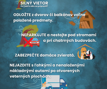 Aktuality / Odporúčania civilnej ochrany aj v súvislosti s momentálnou meteorologickou a hydrologickou situáciou k tomu, čo robiť pri silnom vetre, povodniach, silnom daždi a zosuvoch pôdy. - foto