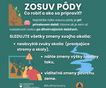 Aktuality / Odporúčania civilnej ochrany aj v súvislosti s momentálnou meteorologickou a hydrologickou situáciou k tomu, čo robiť pri silnom vetre, povodniach, silnom daždi a zosuvoch pôdy. - foto