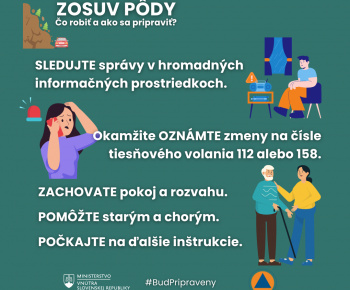 Aktuality / Odporúčania civilnej ochrany aj v súvislosti s momentálnou meteorologickou a hydrologickou situáciou k tomu, čo robiť pri silnom vetre, povodniach, silnom daždi a zosuvoch pôdy. - foto