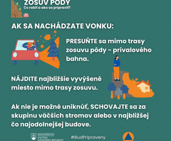 Aktuality / Odporúčania civilnej ochrany aj v súvislosti s momentálnou meteorologickou a hydrologickou situáciou k tomu, čo robiť pri silnom vetre, povodniach, silnom daždi a zosuvoch pôdy. - foto